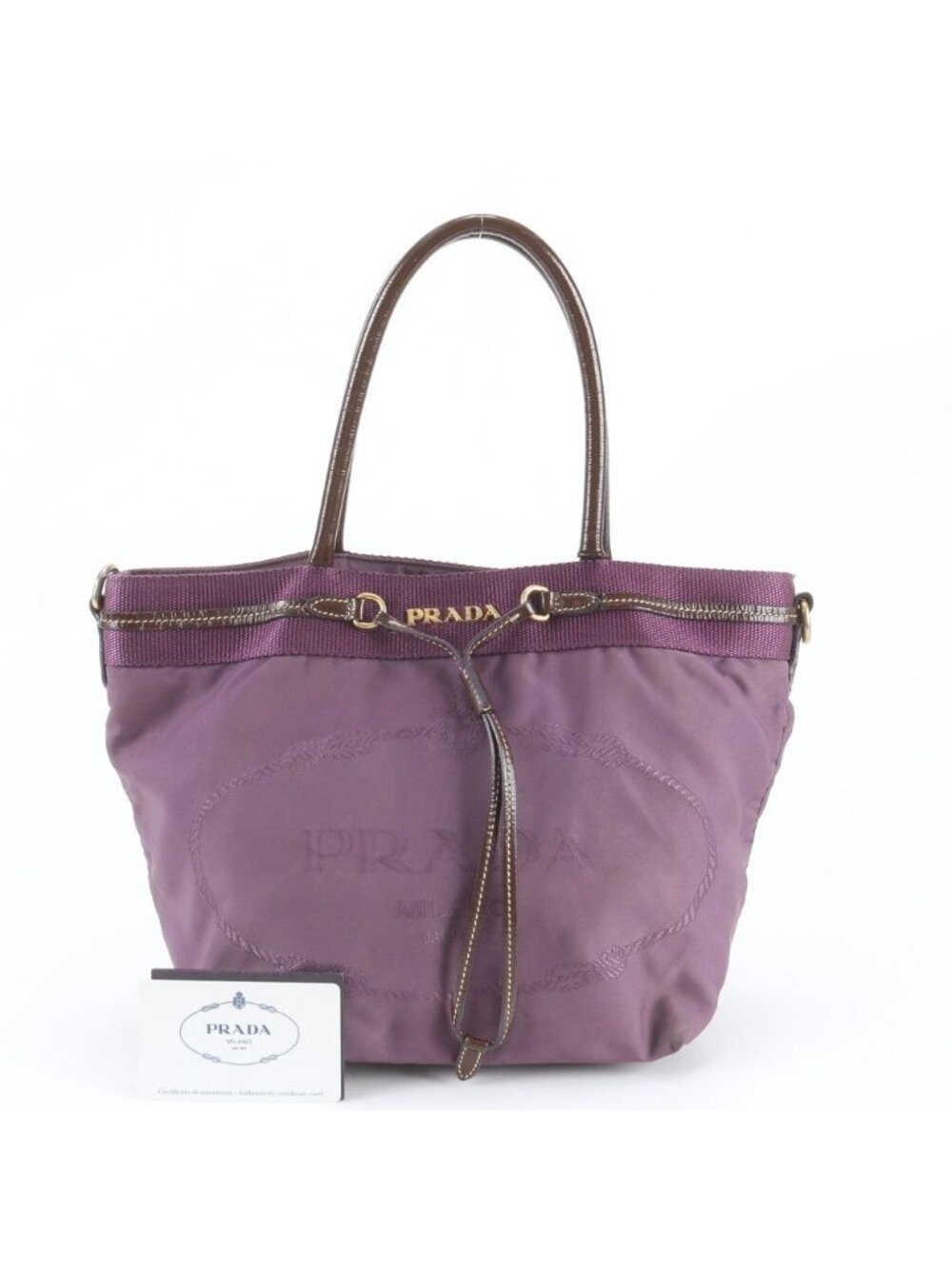 Prada Fukuoka Iwataya Tessuto Nylon Tote Bag Shoulder